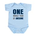 thumbnail image 1 of CafePress - One Year Awesome Body Suit - Baby Light Bodysuit, Size Newborn - 24 Months, 1 of 4