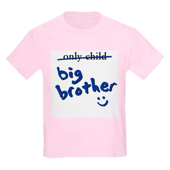 CafePress - Only_Child_Brother T Shirt - Light T-Shirt Kids XS-XL