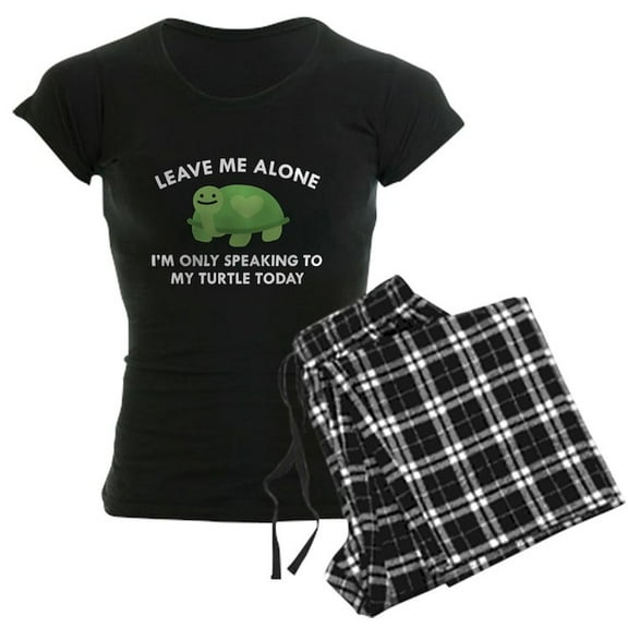 CafePress - Only Speaking To My Turtle - Women's Dark Pajamas