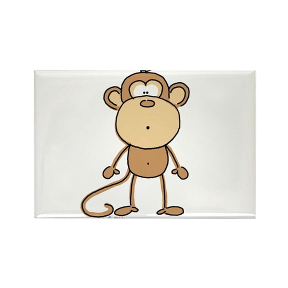 CafePress - Oooh Monkey - Rectangle Magnet, 2"x3" Refrigerator Magnet