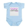 thumbnail image 1 of CafePress - Oops Big Sister Infant Bodysuit - Baby Light Bodysuit, Size Newborn - 24 Months, 1 of 4