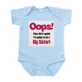 thumbnail image 1 of CafePress - Oops Big Sister Infant Bodysuit - Baby Light Bodysuit, Size Newborn - 24 Months, 1 of 4