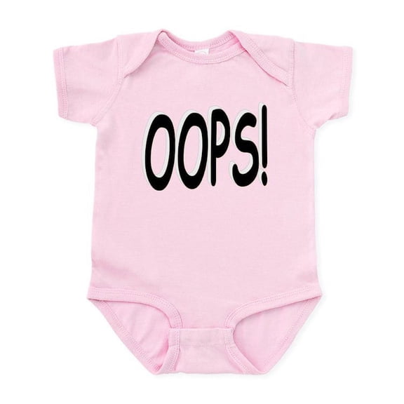 CafePress - Oops! Infant Bodysuit - Baby Light Bodysuit, Size Newborn - 24 Months
