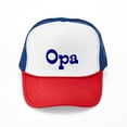 thumbnail image 1 of CafePress - Opa - Adjustable Unisex Printed Trucker Hat with Mesh Back, 1 of 10