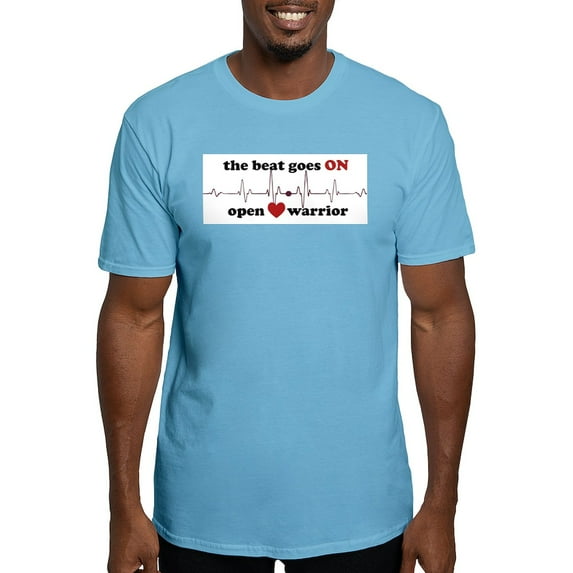 CafePress - Open Heart Warrior T Shirt - Fitted T-Shirt, Vintage Fit Soft Cotton Tee