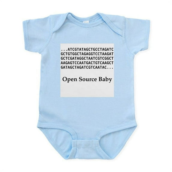CafePress - Open Source Infant Creeper - Baby Light Bodysuit, Size Newborn - 24 Months