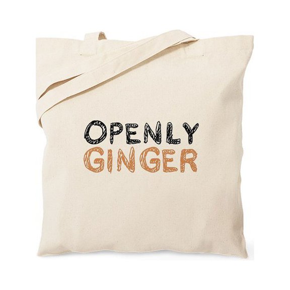 CafePress - Openly Ginger' Tote Bag - Unisex Canvas Tote Bag, Beige, 1-Piece