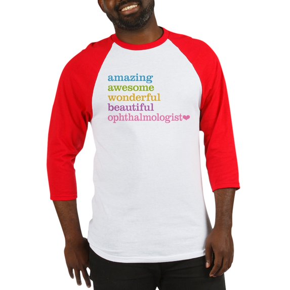 CafePress - Ophthalmologist Baseball Jersey - Cotton Baseball Jersey, 3/4 Raglan Sleeve Shirt