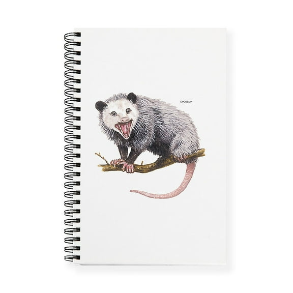 CafePress - Opossum Possum Animal Journal - Spiral Bound Journal Notebook, Personal Diary Graph