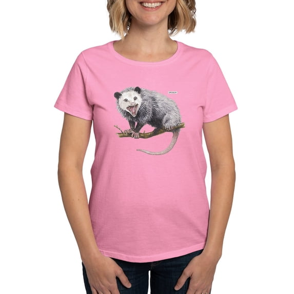 CafePress - Opossum Possum Animal Women's Dark T Shirt - Women's Traditional Fit Dark T-Shirt