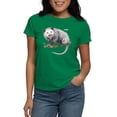 thumbnail image 1 of CafePress - Opossum Possum Animal Women's Dark T Shirt - Women's Traditional Fit Dark T-Shirt, 1 of 4