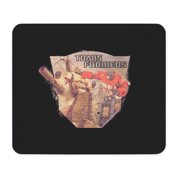 CafePress - Optimus Prime And Megatron Symbol Mousepad - Non-slip Rubber Mousepad, Gaming Mouse Pad