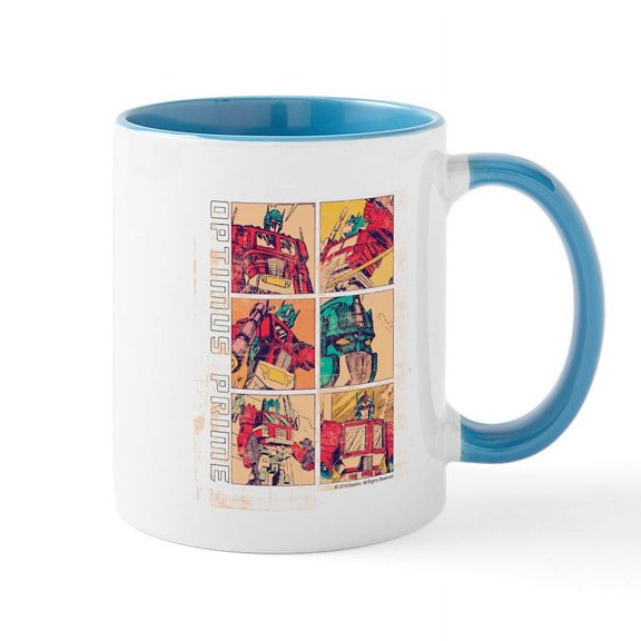 CafePress - Optimus Prime Mugs - 11 oz Ceramic Mug - Novelty Coffee Tea Cup