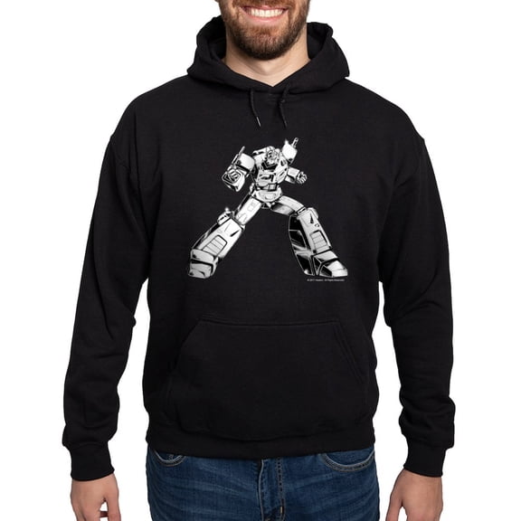 CafePress - Optimus Prime Sketch Hoodie (Dark) - Pullover Hoodie, Classic, Comfortable Hooded Sweatshirt