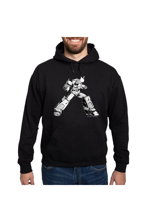 - Optimus Prime Sketch Hoodie (Dark) - Pullover Hoodie, Classic, Comfortable Hooded Sweatshirt