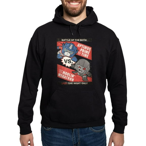CafePress - Optimus Prime Vs Megatron Sweatshirt - Pullover Hoodie, Classic, Comfortable Hooded Sweatshirt