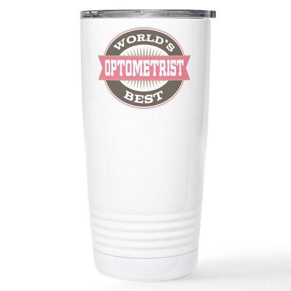CafePress - Optometrist Gift Mugs - Insulated Stainless Steel Travel Tumbler 20 oz.