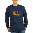 thumbnail image 1 of CafePress - Orange Cat In Tulips Long Sleeve T Shirt - Long Sleeve Dark T-Shirt, 1 of 4