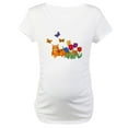 thumbnail image 1 of CafePress - Orange Cat In Tulips Maternity T Shirt - Cotton Maternity T-shirt, Cute & Funny Pregnancy Tee, 1 of 4