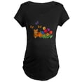 thumbnail image 1 of CafePress - Orange Cat In Tulips Maternity T Shirt - Maternity Dark T-Shirt, 1 of 3