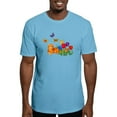 thumbnail image 1 of CafePress - Orange Cat In Tulips T Shirt - Fitted T-Shirt, Vintage Fit Soft Cotton Tee, 1 of 4