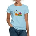 thumbnail image 1 of CafePress - Orange Cat In Tulips T Shirt - Women's Classic T-Shirt, 1 of 4