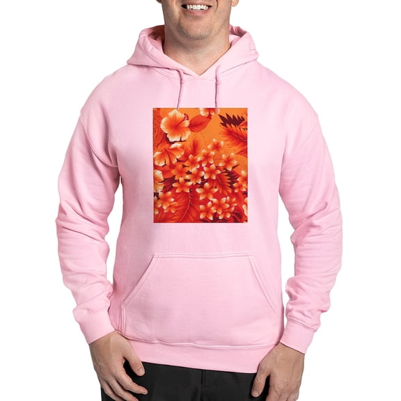 CafePress - Orange Hibiscus Hooded Sweatshirt - Pullover Hoodie, Hooded Sweatshirt