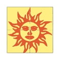 thumbnail image 1 of CafePress - Orange Sunshine Tab Sticker - Square Sticker 3" x 3", 1 of 1
