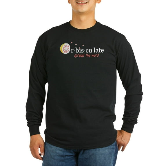 CafePress - Orbisculate Logo Long Sleeve T Shirt - Long Sleeve Dark T-Shirt