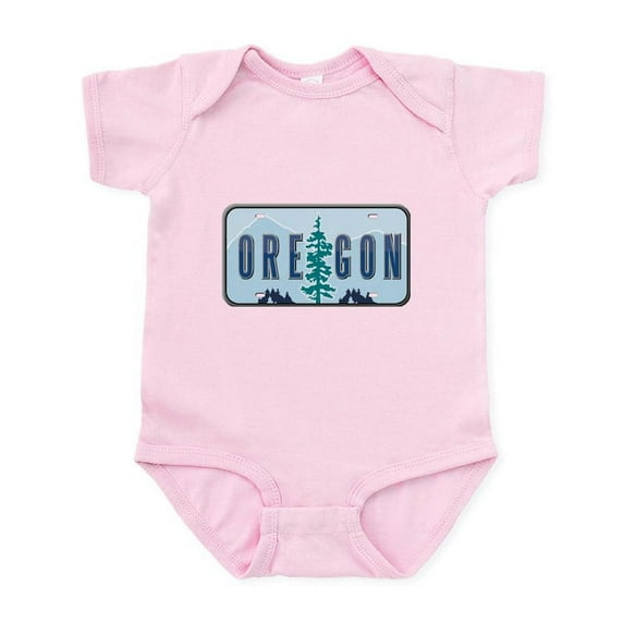 CafePress - Oregon Infant Bodysuit - Baby Light Bodysuit, Size Newborn - 24 Months