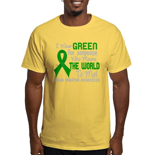 CafePress - Organ Donation Meansworldtome2 Dark T Shirt - Men's Classic Cotton T-Shirts