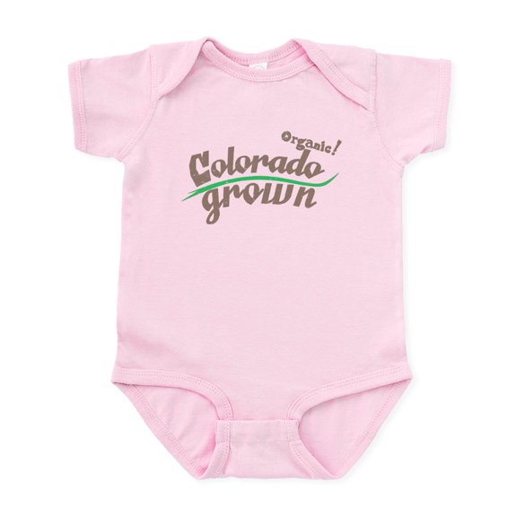 CafePress - Organic! Colorado Grown! Infant Bodysuit - Baby Light Bodysuit, Size Newborn - 24 Months