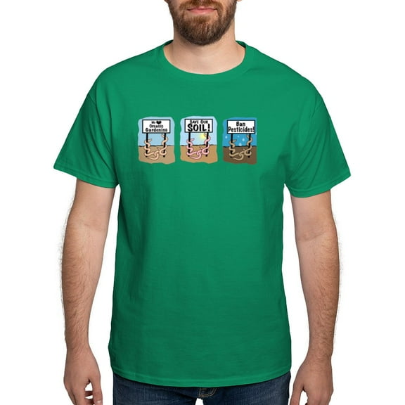 CafePress - Organic Gardening Dark T Shirt - Men's Classic Graphic Cotton T-Shirt