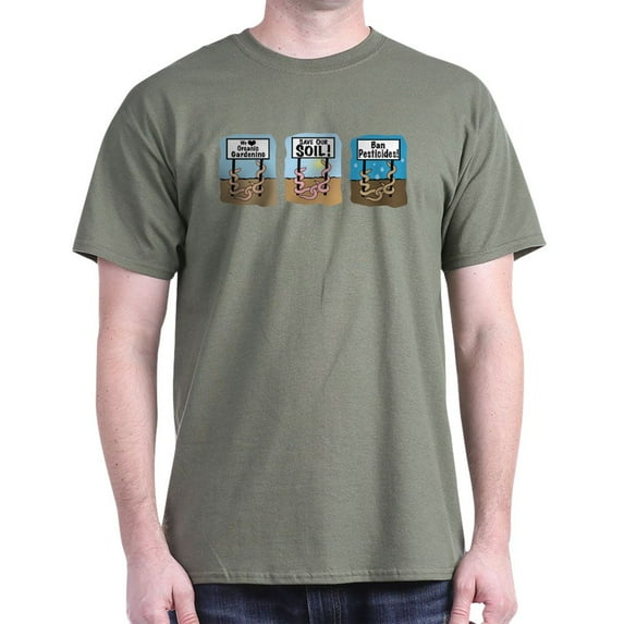CafePress - Organic Gardening Dark T Shirt - Men's Classic Graphic Cotton T-Shirt