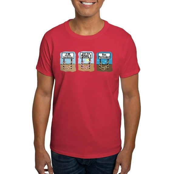 CafePress - Organic Gardening Dark T Shirt - Men's Classic Graphic Cotton T-Shirt