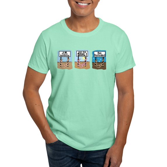 CafePress - Organic Gardening Dark T Shirt - Men's Classic Graphic Cotton T-Shirt