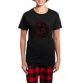 thumbnail image 1 of CafePress - Oriental Art Women's Dark Pajamas - Women's Short Sleeve Print T-Shirt and Pants Dark Cotton Pajama Set, 1 of 7