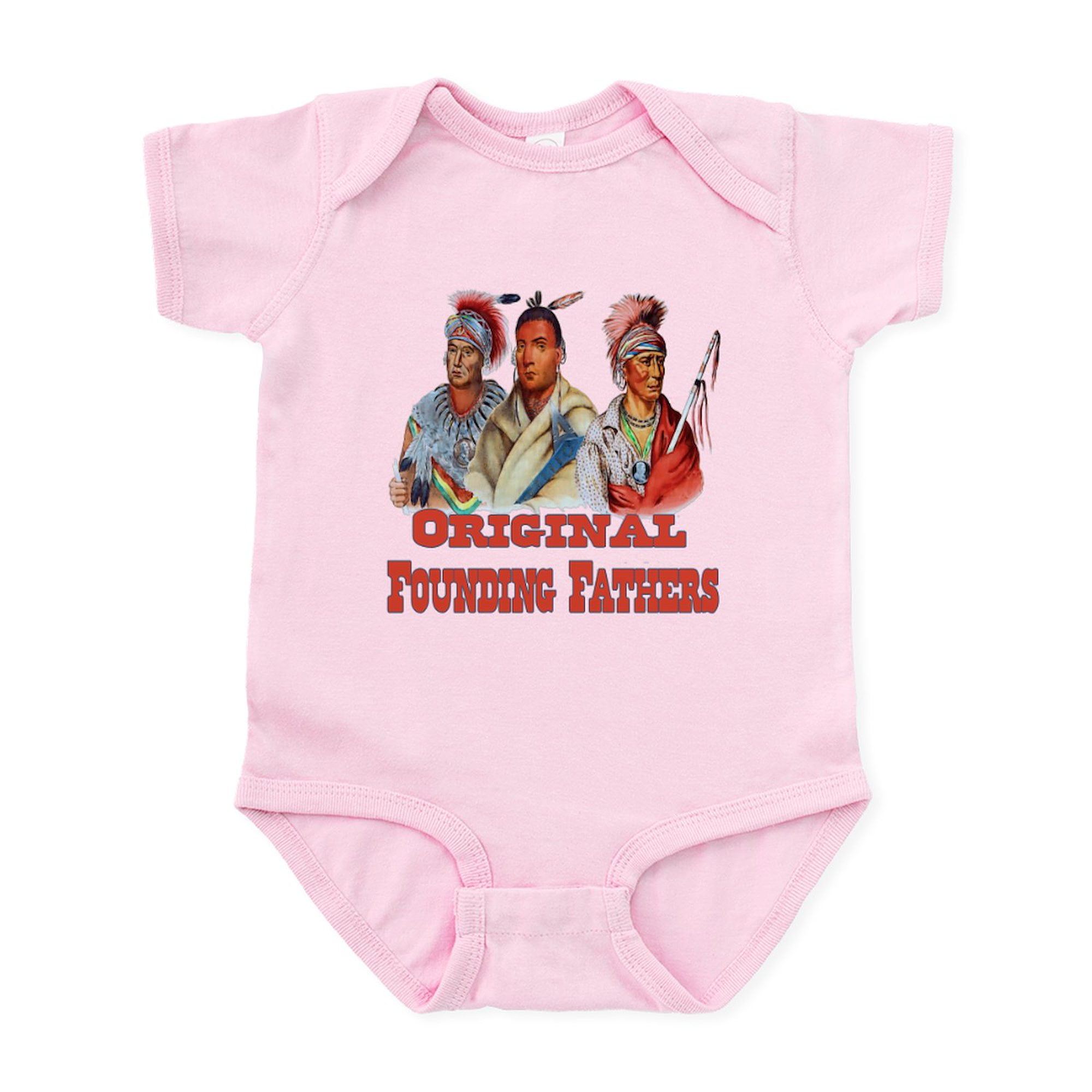 CafePress Original Founding Fathers Infant Bodysuit Baby Light