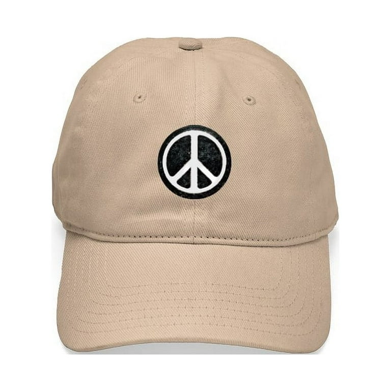 CafePress Original Vintage Peace Sign Cap Printed Adjustable Baseball Hat
