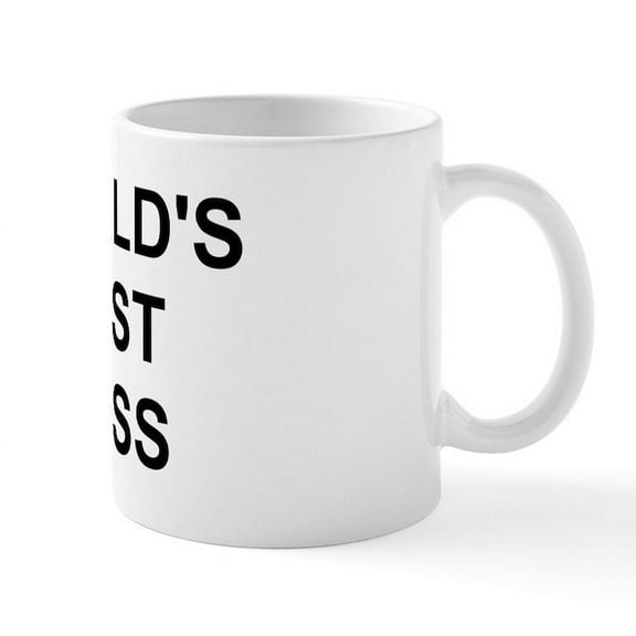 CafePress - Original World's Best Boss Large Coffe Mug - 11 oz Ceramic Mug - Novelty Coffee Tea Cup