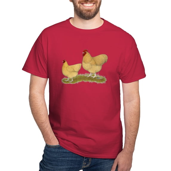 CafePress - Orpington Lemon Cuckoo Chickens T Shirt - Men's Classic Graphic Cotton T-Shirt