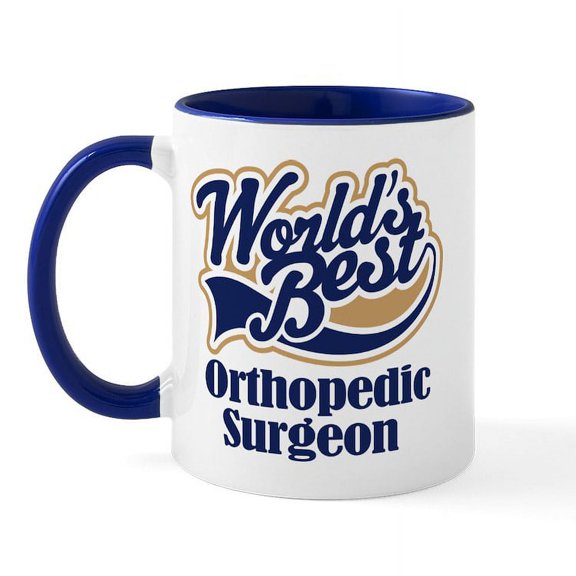 CafePress - Orthopedic Surgeon (Worlds Best) Mug - 11 oz Ceramic Mug - Novelty Coffee Tea Cup