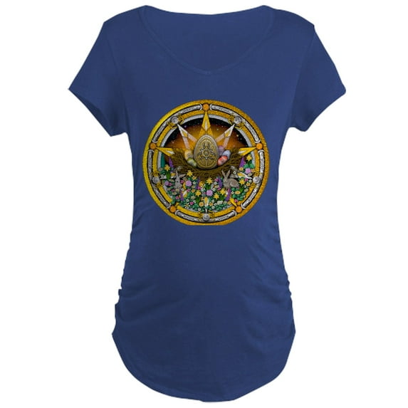CafePress - Ostara Pentacle Maternity Dark T Shirt - Maternity Dark T-Shirt