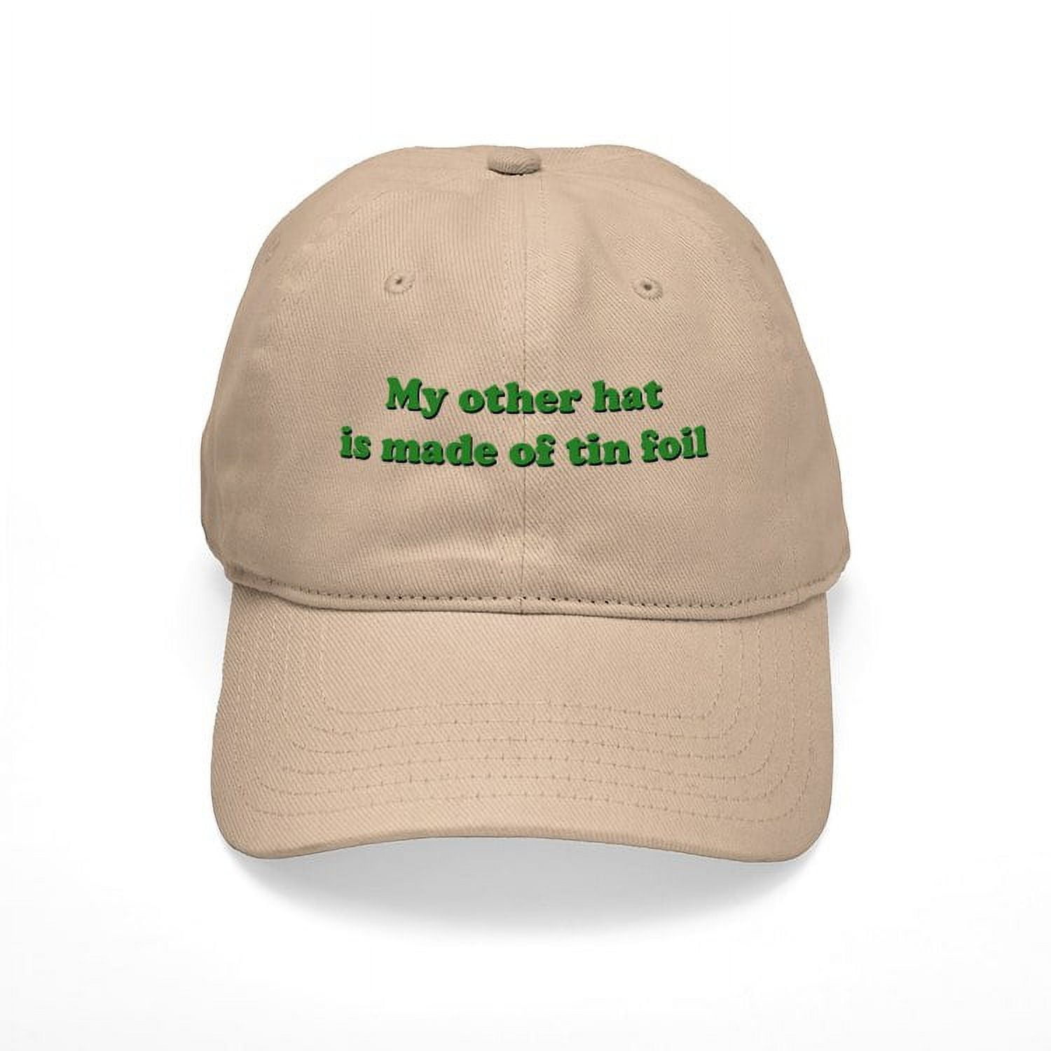 Tin foil top baseball cap