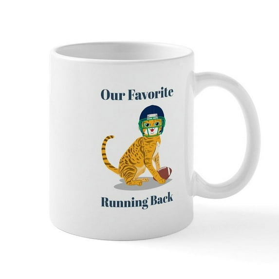 CafePress - Our Favorite Running Back Mugs - 11 oz Ceramic Mug - Novelty Coffee Tea Cup