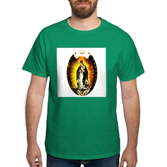 CafePress - Our Lady Of Guadalupe Dark T Shirt - Men's Classic Graphic Cotton T-Shirt