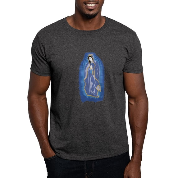 CafePress - Our Lady Of Guadalupe Powde Dark T Shirt - Men's Classic Graphic Cotton T-Shirt