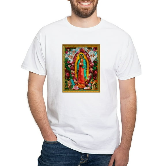 CafePress - Our Lady Of Guadalupe T Shirt - Men's Classic T-Shirts
