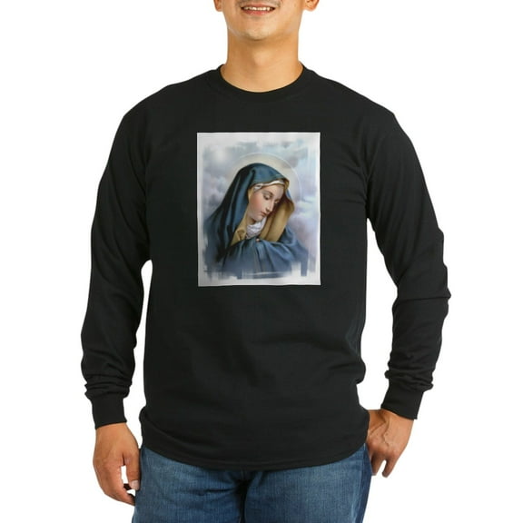 CafePress - Our Lady Of Sorrows Long Sleeve T Shirt - Long Sleeve Dark T-Shirt