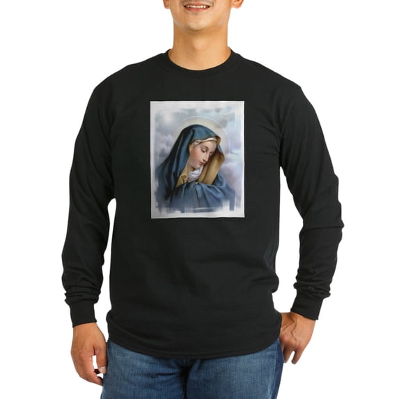 CafePress - Our Lady Of Sorrows Long Sleeve T Shirt - Long Sleeve Dark T-Shirt